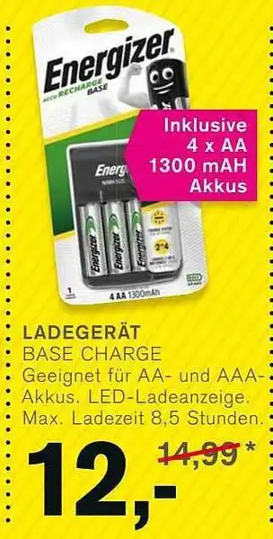 KODi Energizer ladegerät base charge Angebot