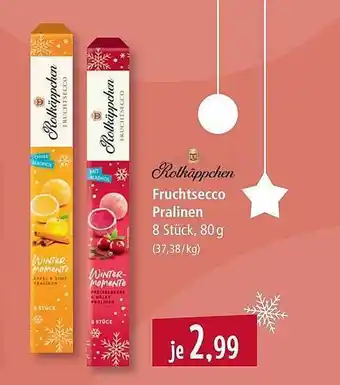 Pfennigpfeiffer Rotkäppchen fruchtsecco pralinen Angebot