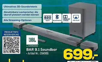 Euronics Berlet Jbl bar 9.1 soundbar Angebot