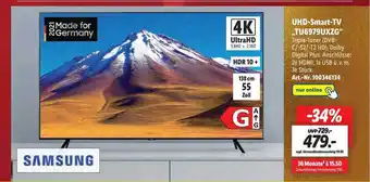 Lidl Samsung uhd-smart-tv „tu6979uxzg“ Angebot