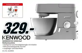 MediaMarkt Kenwood KVC 3150S Chef Küchenmaschine Angebot