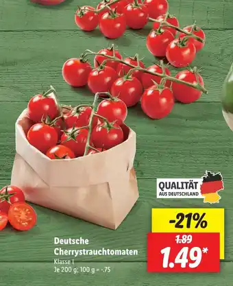 Lidl Deutsche Cherrystrauchtomaten 200g Angebot