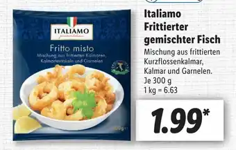 Lidl Italiamo Frittierter gemischter Fisch 300g Angebot