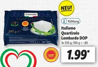 Lidl Italiamo Quartirolo Lombardo DOP 250g Angebot