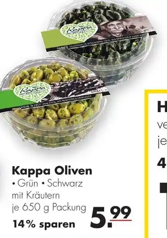 Handelshof Kappa Oliven 650g Angebot