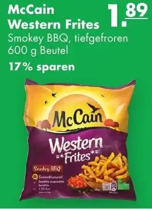 Handelshof McCain Western Frites 600g Beutel Angebot