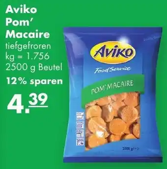 Handelshof Aviko Pom' Macaire 2500g Beutel Angebot