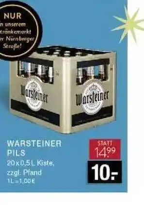 Edeka Zurheide Warsteiner pils Angebot