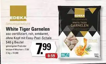 Meyer's Frischemarkt Edeka genussmomente white tiger garnelen Angebot