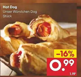 Netto Marken-Discount Hot dog Angebot