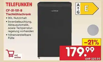 Netto Marken-Discount Telefunken cf-31-121-b tischkühlschrank Angebot