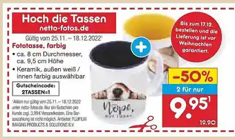 Netto Marken-Discount Fototasse, farbig Angebot