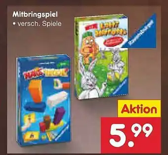Netto Marken-Discount Ravensburger mitbringspiel Angebot