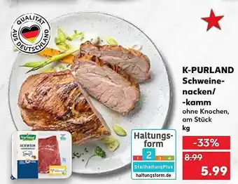 Kaufland K-purland schweinenacken oder -kamm Angebot