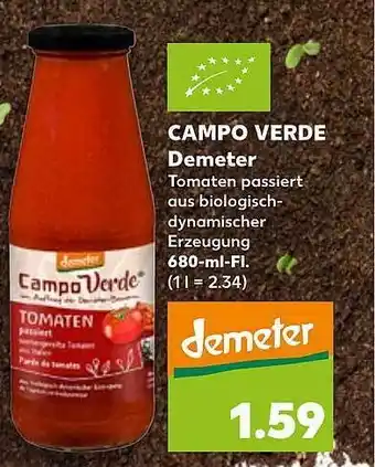 Kaufland Demeter campo verde Angebot