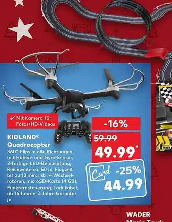 Kaufland Kidland quadrocopter Angebot