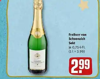 REWE Freiherr von schoenaich sekt Angebot