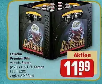 REWE Leikeim premium pils Angebot