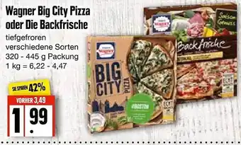 Edeka Frischemarkt Wagner big city pizza oder die backfrische Angebot