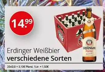 Sagasser Erdinger weißbier verschiedene sorten Angebot