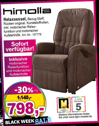Möbel Inhofer Himolla Relaxsessel Angebot