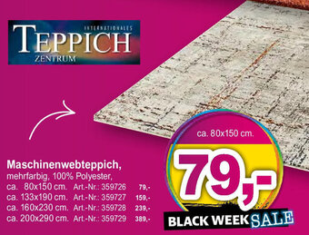 Möbel Inhofer Maschinenwebteppich Angebot