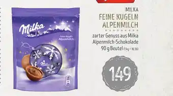 Edeka Struve Milka feine kugeln alpenmilch Angebot