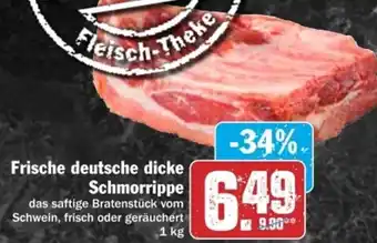 dodenhof Frische deutsche dicke Schmorrippe 1 kg Angebot