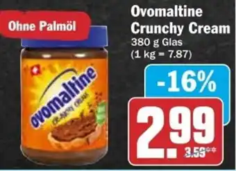 dodenhof Ovomaltine Crunchy Cream 380 g Glas Angebot