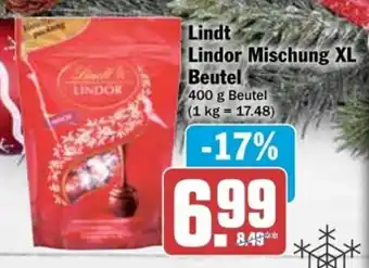 dodenhof Lindt Lindor Mischung XL Beutel 400 g Beutel Angebot