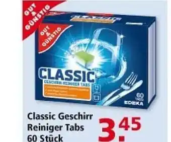 Multi Markt Gut & günstig classic geschirr reiniger tabs Angebot