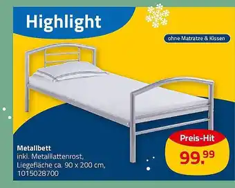 ROLLER Metallbett Angebot