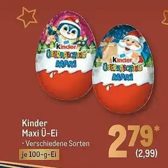 METRO Kinder maxi ü-ei Angebot