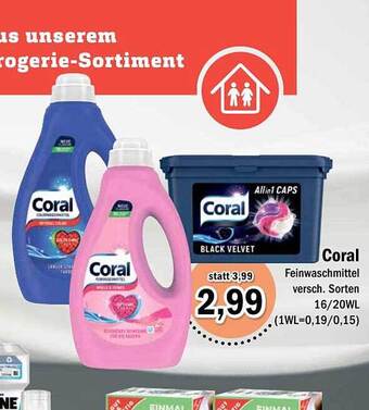 Aktiv Irma Coral feinwaschmittel Angebot