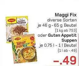 akzenta Maggi fix oder guten appetit suppen Angebot