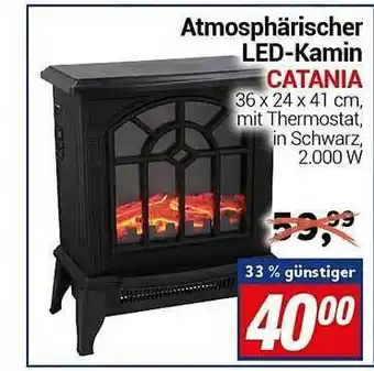 CENTERSHOP Atmosphärischer led-kamin catania Angebot