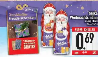 E-Center Milka weihnachtsmann Angebot