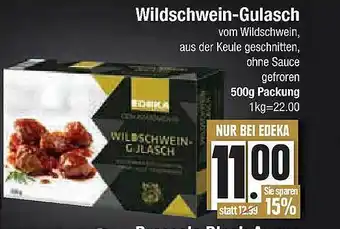 E-Center Edeka genussmomente wildschwein-gulasch Angebot