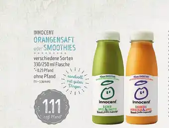 Edeka Struve Innocent orangensaft oder smoothies Angebot