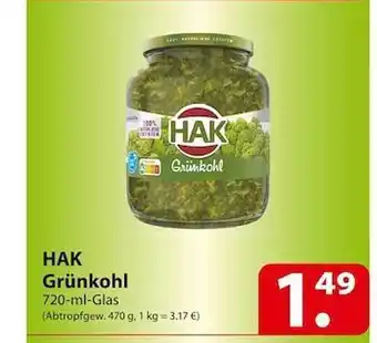 Famila Nord Ost Hak grünkohl Angebot