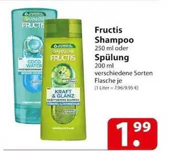 Famila Nord Ost Fructis shampoo oder spülung Angebot