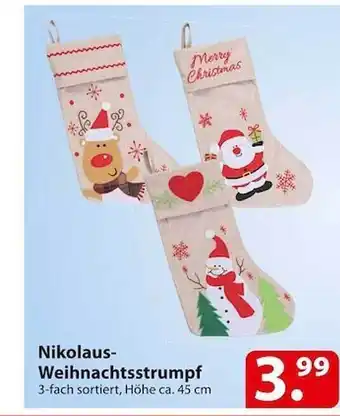 Famila Nord Ost Nikolaus-weihnachtsstrumpf Angebot