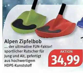 Feneberg Alpen zipfelbob Angebot