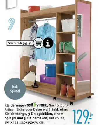 Trends Möbel Kleiderwagen Angebot