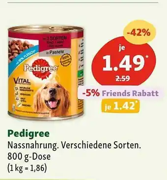 Fressnapf Pedigree vital Angebot