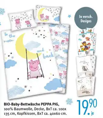 Trends Möbel Peppa Pig Bio Baby Bettwäsche Angebot