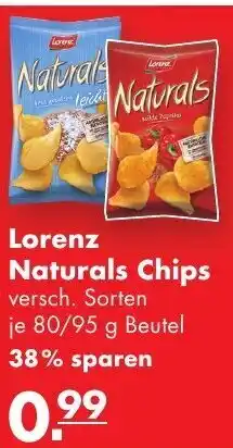 Handelshof Lorenz Naturals Chips 80/95g Beutel Angebot