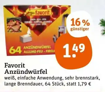 tegut Favorit Anzündwürfel Angebot