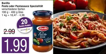 Marktkauf Barilla Pesto oder Pastasauce Spezialität 190g - 400g Glas Angebot