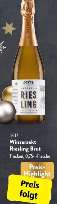 Aldi Süd Leitz Winzersekt Riesling Brut 0,75 L Flasche Angebot